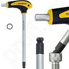 Шестограм / имбус Г обр. с дръжка - 7 mm