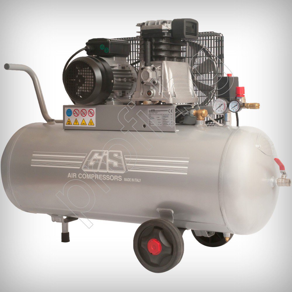 Компресор бутален 50L GIS ITALY - 2 бутала