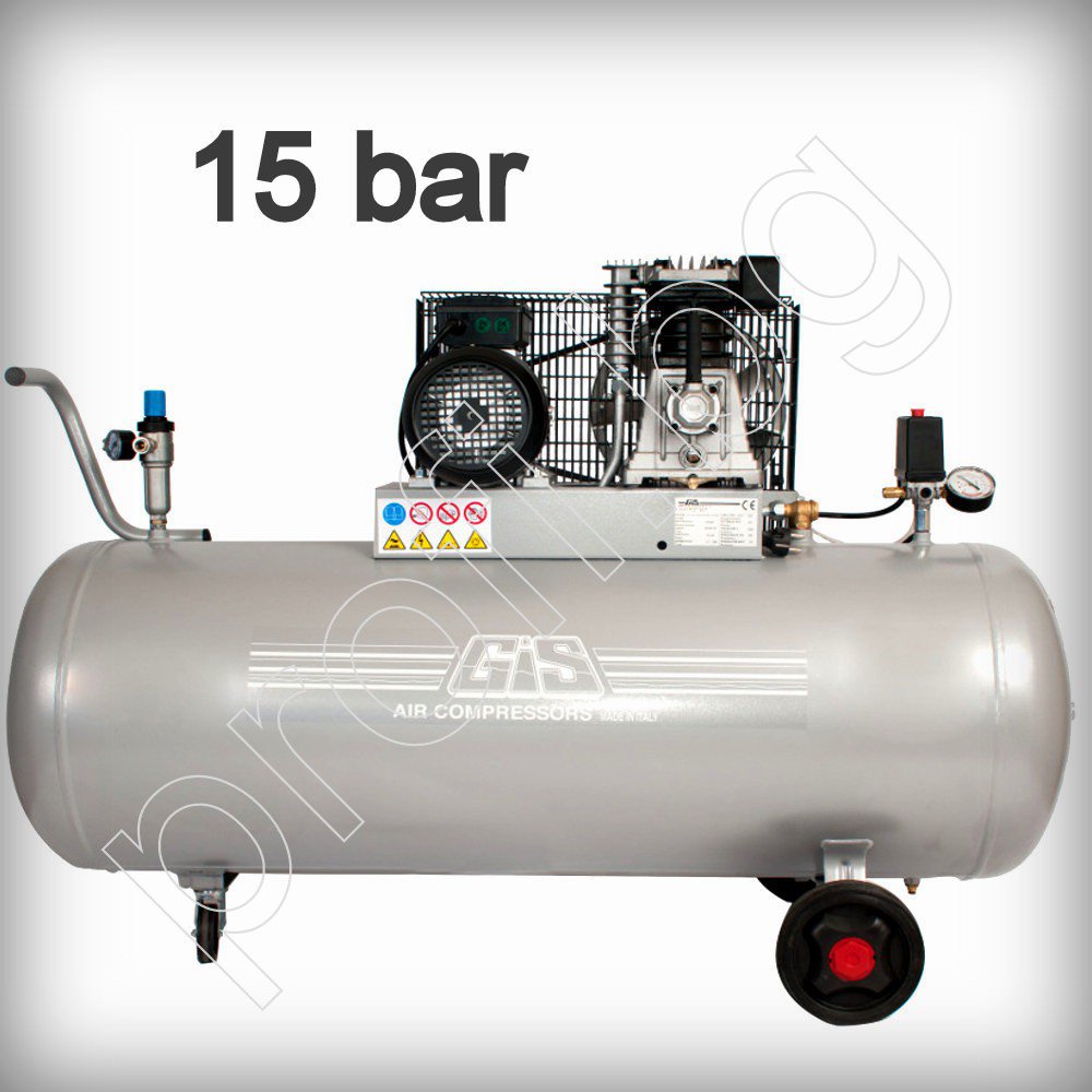 Компресор бутален 300L 15Bar GIS ITALY ЛИЗИНГ