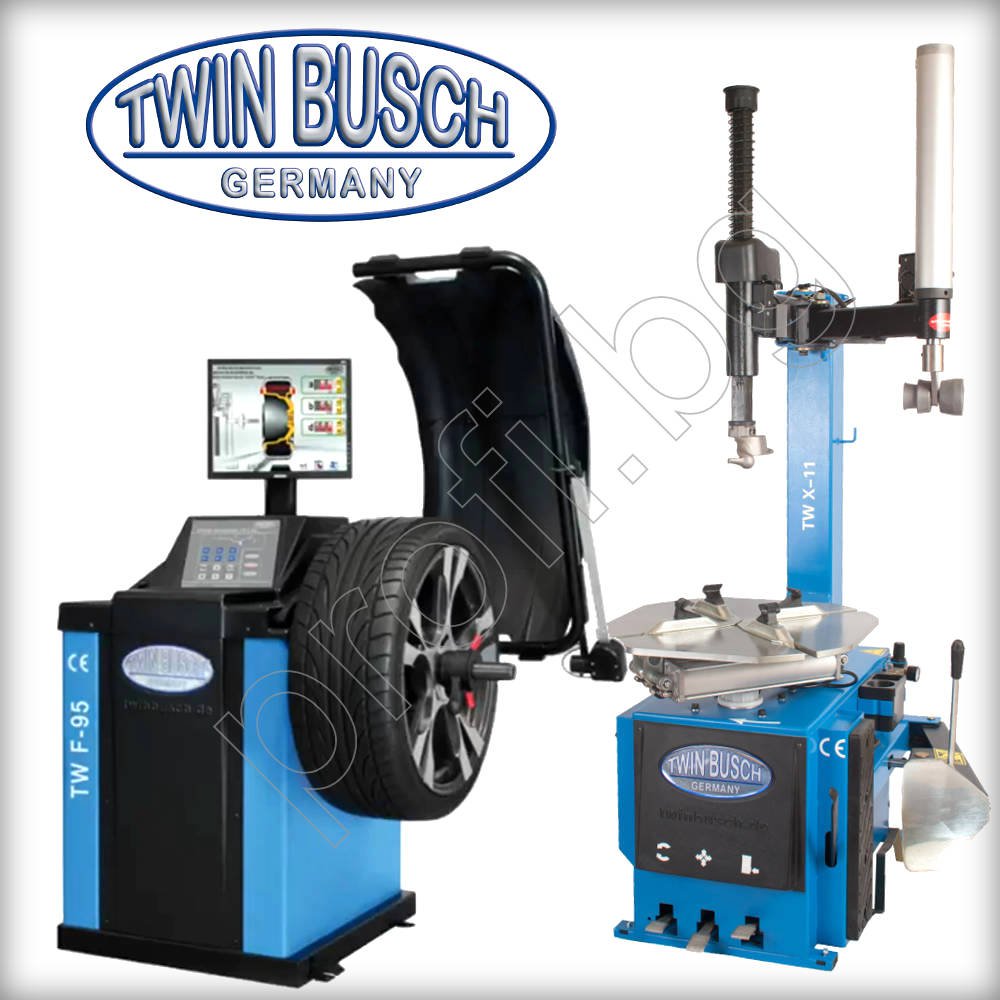 БАЛАНС и МОНТАЖ ДЕМОНТАЖ МАШИНА ЗА ГУМИ TWIN BUSCH GERMANY