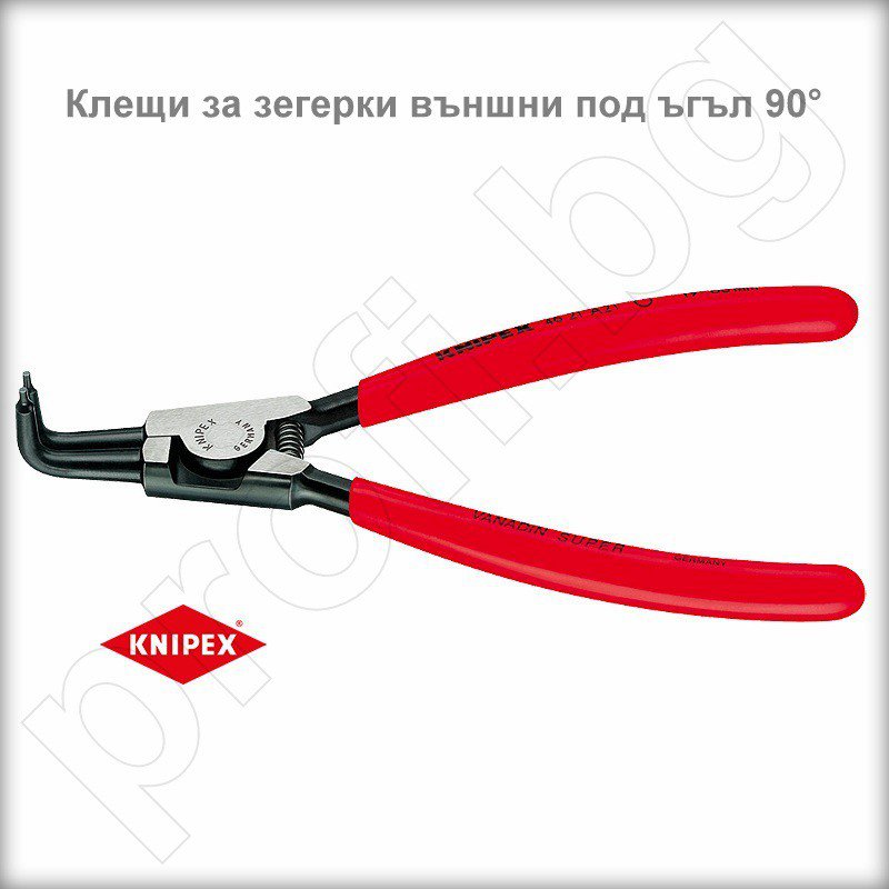 Клещи за зегерки Ø 85 - 140 mmвъншни под ъгъл 90°