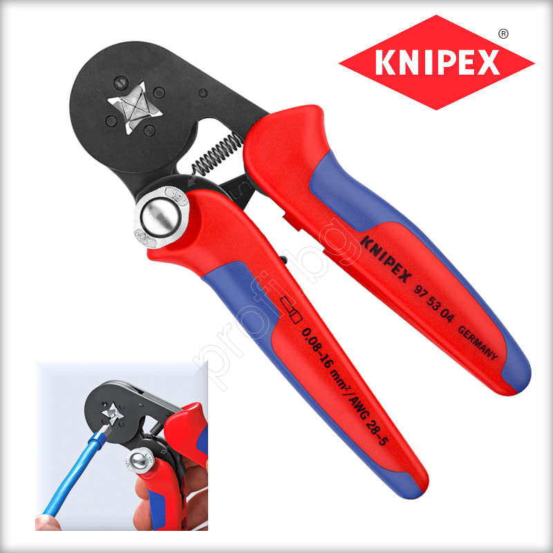 Кримпващи клещи саморегулиращи странични 97 53 04