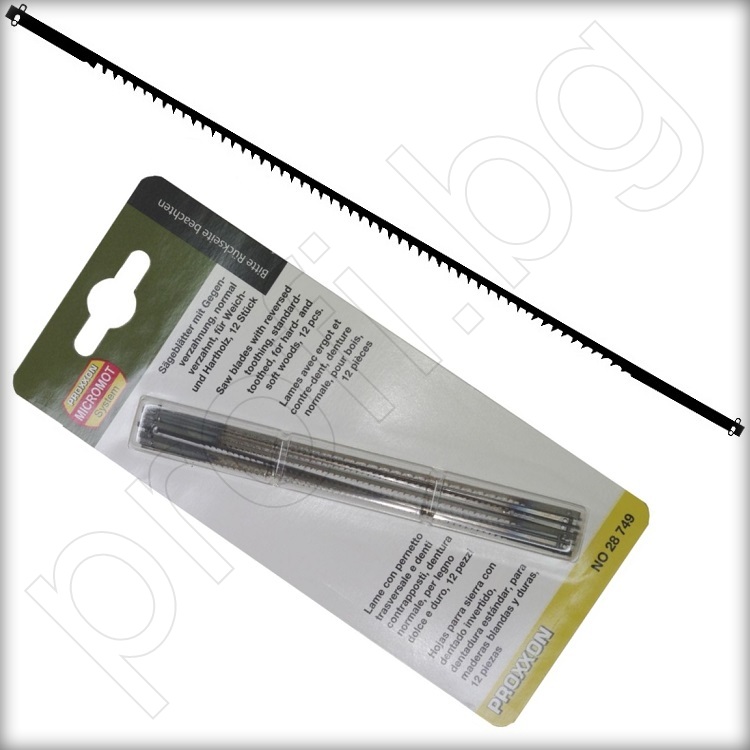 Нож за банциг 14TPI к-т 12бр.-дърво