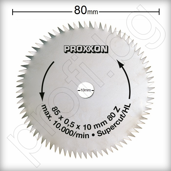 Диск за рязане «Super cut» Ø85×0,5×10мм-80зъба