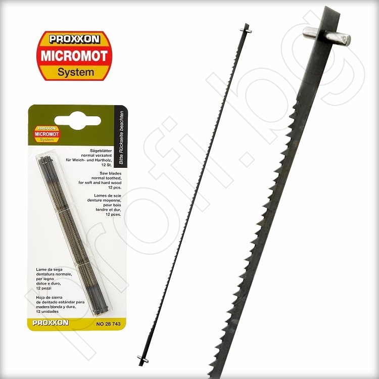 Нож за банциг 18TPI к-т 12бр.с щифтове