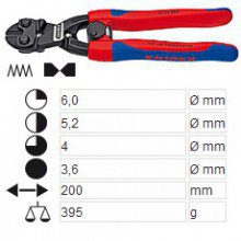 Клещи резачки CoBolt автоматични KNIPEX 71 12 200