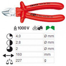 Клещи резачки VDE 160мм